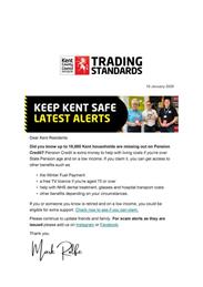 Latest Kent Trading Standards Alerts